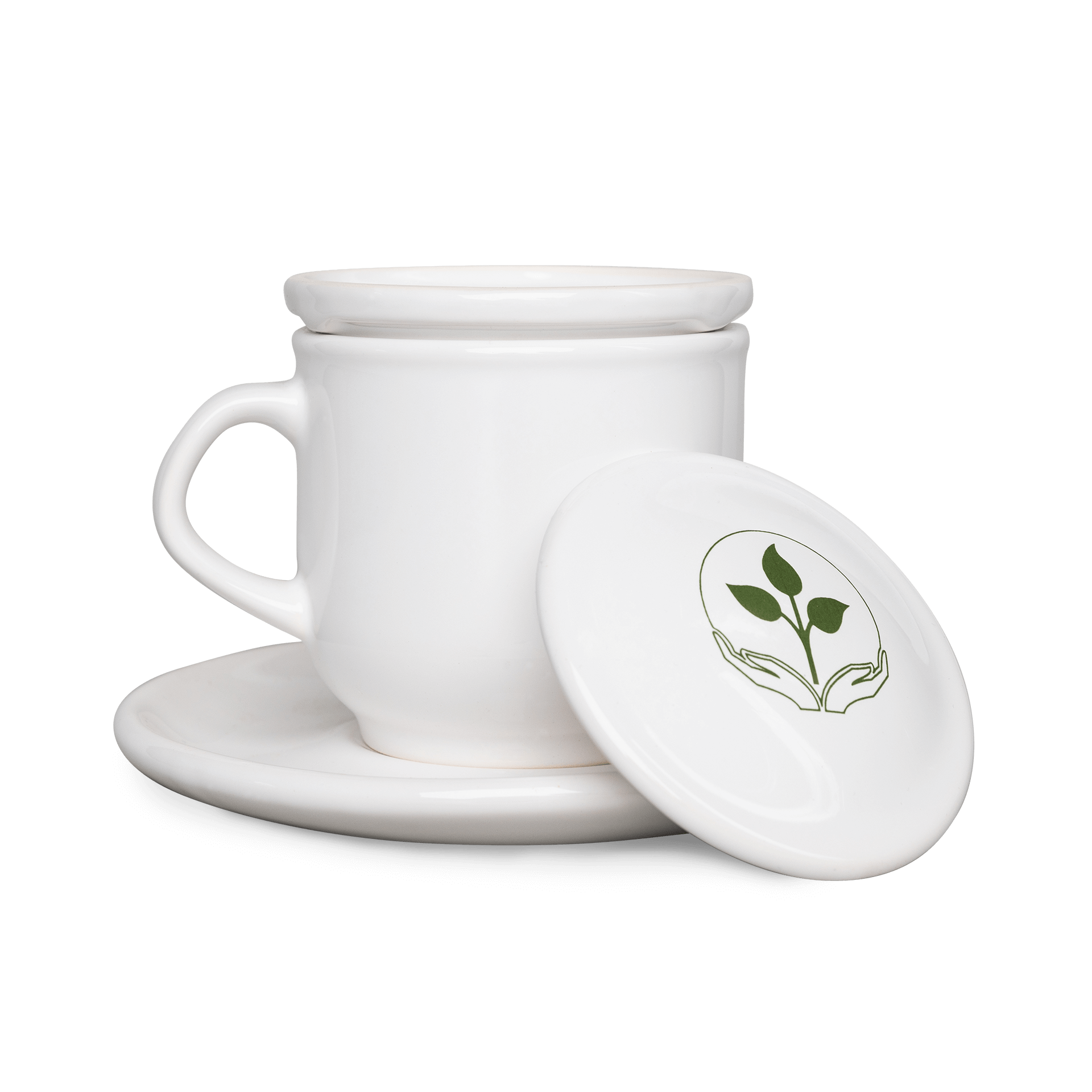 Teetasse mit Siebeinsatz