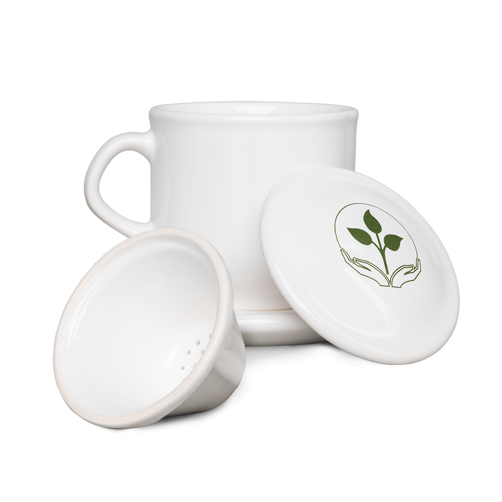 Teetasse mit Siebeinsatz